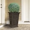 Mayne Wyndham 24in Tall Planter - Espresso 5929-ES - alternate 2